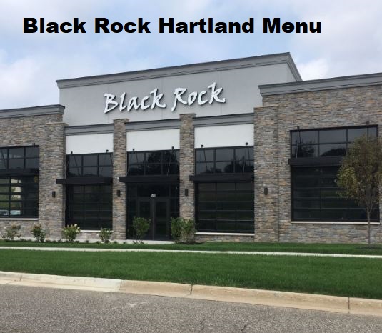 Black Rock Hartland Menu